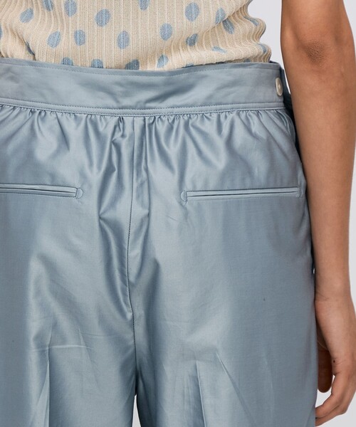 BACCA（バッカ）の「コットンバックサテン セーラーパンツ（その他パンツ・レディース・ライトブルー/ダークグリーン・34/36）」の8枚目の写真