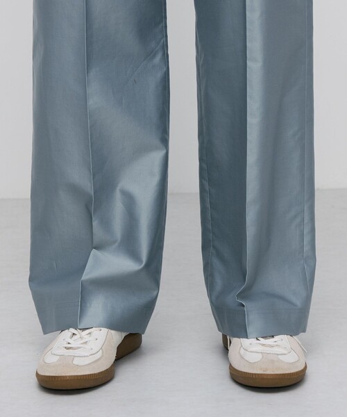 BACCA（バッカ）の「コットンバックサテン セーラーパンツ（その他パンツ・レディース・ライトブルー/ダークグリーン・34/36）」の11枚目の写真