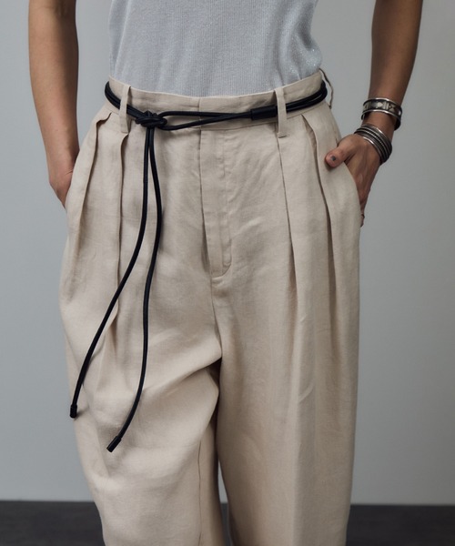 【SALON adam et rope'】ベルト レザーロープベルト（ベルト）｜SALON adam et rope'（サロン