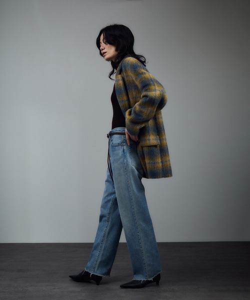 SALON adam et rope'（サロン アダム エ ロペ）の「レザーロープベルト（ベルト・レディース・ダークブラウン/ブラック・FREE）」の10枚目の写真