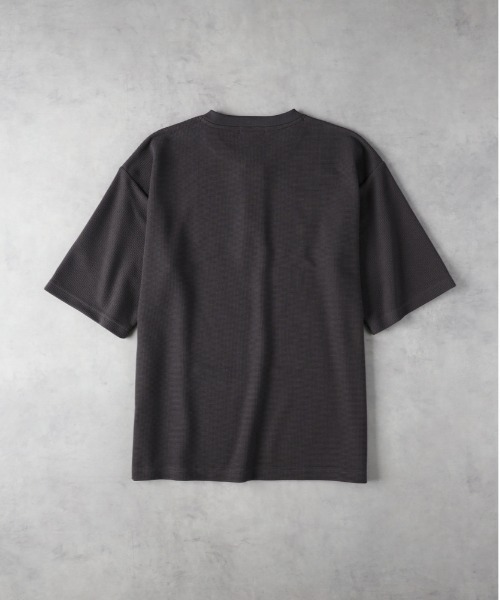 BACK NUMBER（バックナンバー）の「【BACK NUMBER】ロゴ刺繍ヘンリーネック半袖Ｔシャツ（Tシャツ/カットソー・メンズ・ブラック/ダークグレー・M/L/XL）」の13枚目の写真