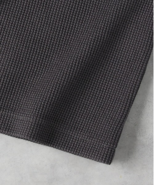 BACK NUMBER（バックナンバー）の「【BACK NUMBER】ロゴ刺繍ヘンリーネック半袖Ｔシャツ（Tシャツ/カットソー・メンズ・ブラック/ダークグレー・M/L/XL）」の9枚目の写真