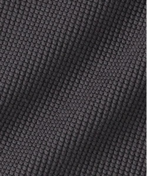 BACK NUMBER（バックナンバー）の「【BACK NUMBER】ロゴ刺繍ヘンリーネック半袖Ｔシャツ（Tシャツ/カットソー・メンズ・ブラック/ダークグレー・M/L/XL）」の8枚目の写真