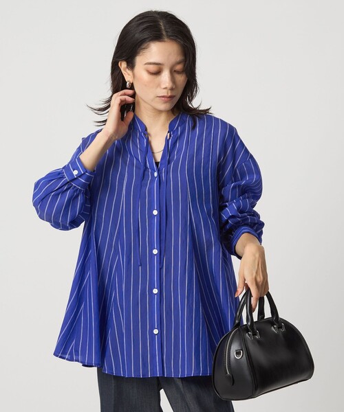 green label relaxing（グリーンレーベルリラクシング）の「ミルフィーユフレアブラウス（シャツ/ブラウス・レディース・ブラック/オフホワイト/その他2/その他1/ブラウン・FREE）」の11枚目の写真