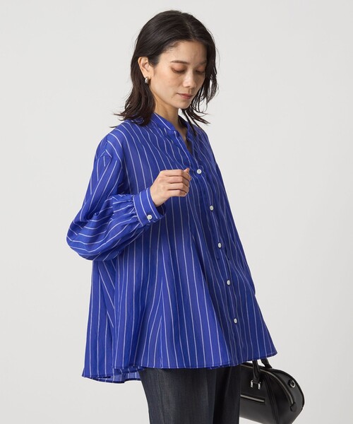 セール】【結論シリーズ】ミルフィーユフレアブラウス（シャツ