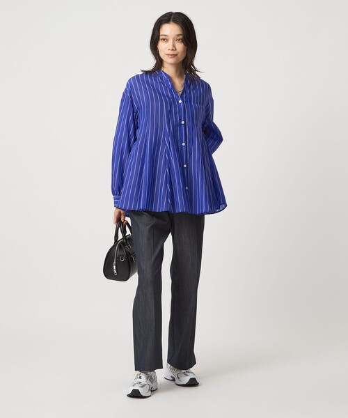 セール】【結論シリーズ】ミルフィーユフレアブラウス（シャツ