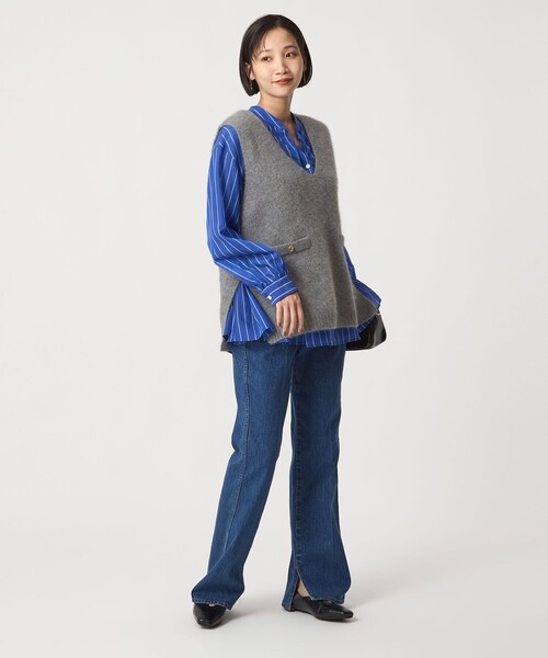 green label relaxing（グリーンレーベルリラクシング）の「ミルフィーユフレアブラウス（シャツ/ブラウス・レディース・ブラック/オフホワイト/その他2/その他1/ブラウン・FREE）」の15枚目の写真