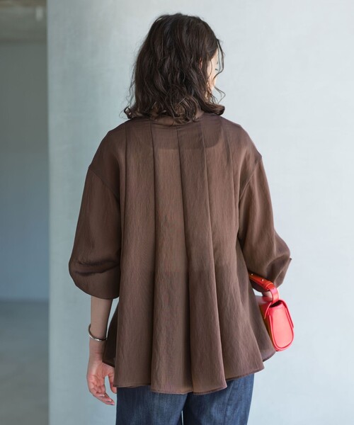 greenlabelrelaxing【結論シリーズ】ミルフィーユフレアブラウス 結論シリーズ】ミルフィーユフレアブラウス（シャツ/ブラウス