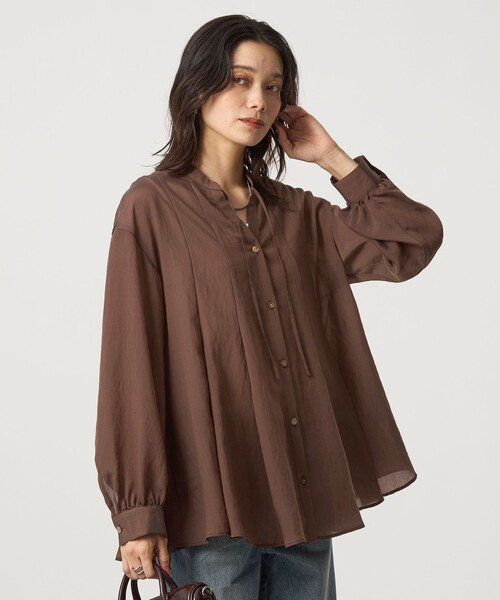 セール】【結論シリーズ】ミルフィーユフレアブラウス（シャツ