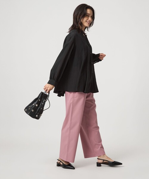 greenlabelrelaxing【結論シリーズ】ミルフィーユフレアブラウス セール】【結論シリーズ】ミルフィーユフレアブラウス（シャツ