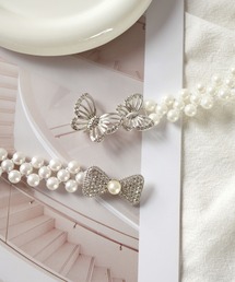 Port（ポート）の「【 Port / ポート 】パール モチーフ ゴム ベルト #（ベルト）」