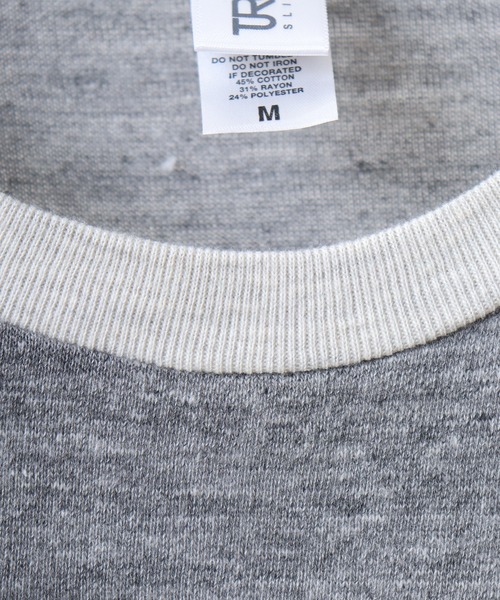 TRUSS(トラス)の「TRUSS トライブレンドラグラン7分袖Tシャツ(Tシャツ/カットソー・レディース・グレー系2・M)」の3枚目の写真