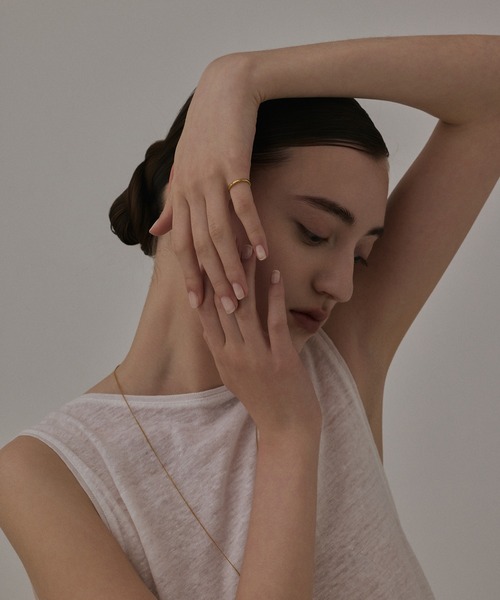 CENE（セネ）の「【CENE】セネ/ストーンピンキーリング（リング・レディース・ゴールド/シルバー・#1/#3/#5）」の4枚目の写真