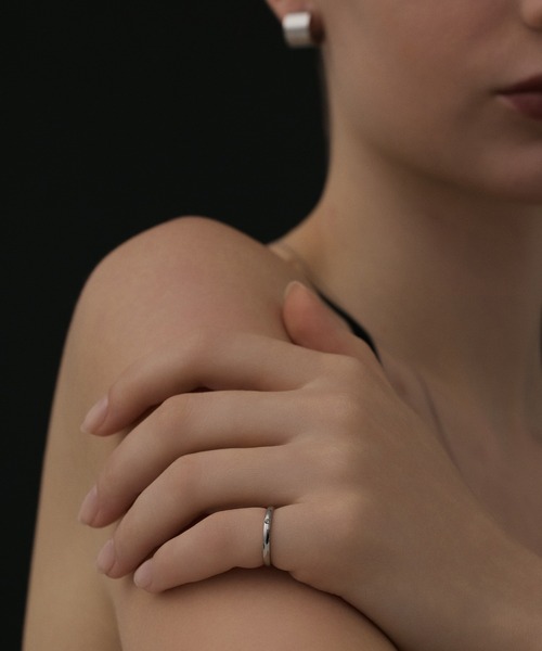 CENE（セネ）の「【CENE】セネ/ストーンピンキーリング（リング・レディース・ゴールド/シルバー・#1/#3/#5）」の8枚目の写真