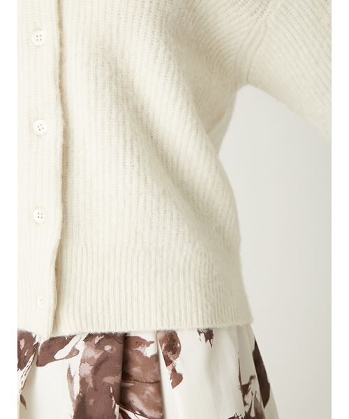 FRAY I.D（フレイアイディー）の「フォックスウールレーストリムカーディガン（カーディガン/ボレロ・レディース・ピンク/アイボリー/グレー・F）」の17枚目の写真