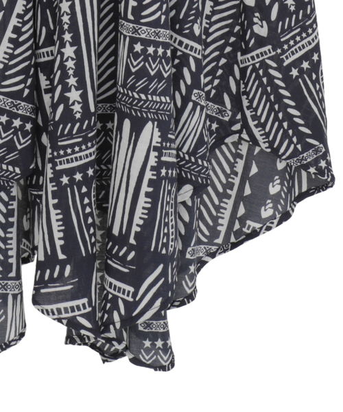 CONVERSE TOKYO(コンバーストウキョウ)の「BLOCK PRINT CAMISOLE DRESS(ワンピース・レディース・サックスブルー/ベージュ/ネイビー・FREE)」の18枚目の写真