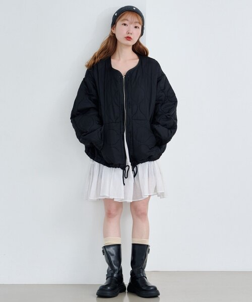 Kastane（カスタネ）の「【新色追加/4色展開】パールニットビーニー（ニットキャップ/ビーニー・レディース・キャメル/グレー/アイボリー/ブラック・FREE）」の14枚目の写真