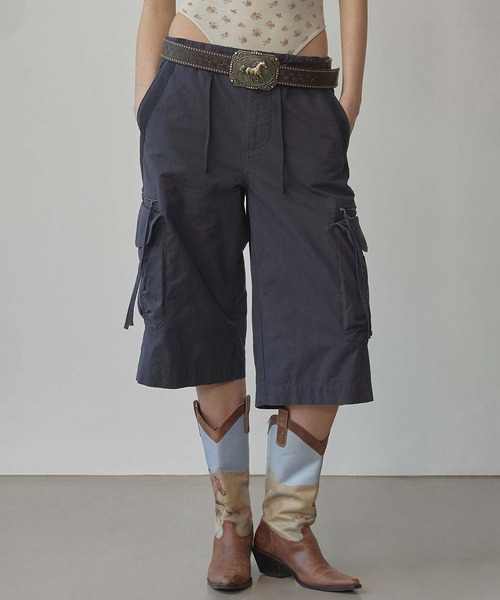 SCULPTOR(スカルプター)の「Bermuda Utility Pants(その他パンツ・レディース・カーキ/ネイビー/モカ・LARGE/MEDIUM/SMALL/X-SMALL)」の2枚目の写真