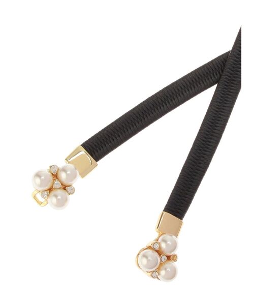 RESEXXY（リゼクシー）の「ポイントパールゴムベルト（ベルト・レディース・ホワイト/ブラック/ベージュ・FREE）」の9枚目の写真