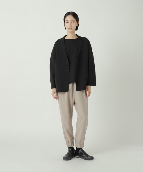 ZUCCa（ズッカ）の「PEストレッチニット / ニットジャケット / S（テーラードジャケット・レディース・ベージュ/ブラック/ボルドー・M size）」の12枚目の写真