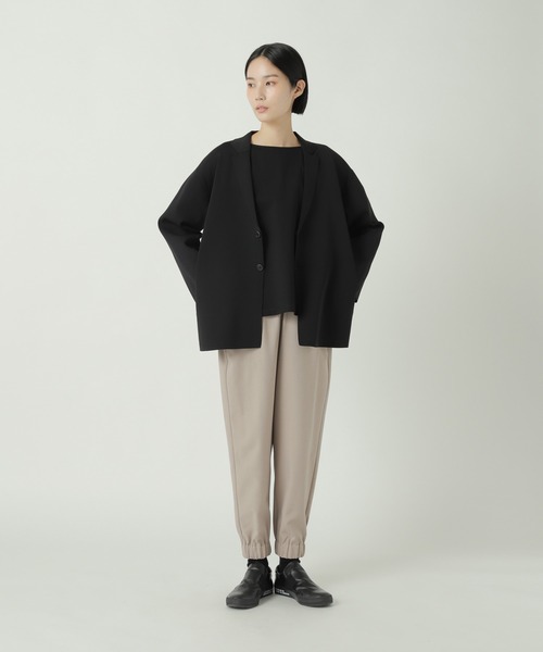 ZUCCa（ズッカ）の「PEストレッチニット / ニットジャケット / S（テーラードジャケット・レディース・ベージュ/ブラック/ボルドー・M size）」の11枚目の写真