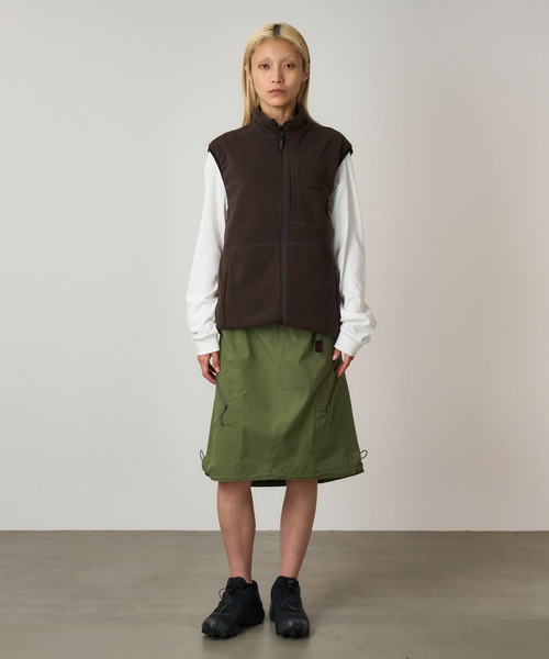 Gramicci(グラミチ)の「HADLEY 4WAY SKIRT|ハドリー4WAYスカート(スカート・レディース・シアン/オリーブ/キャメル・S/M/L)」の8枚目の写真