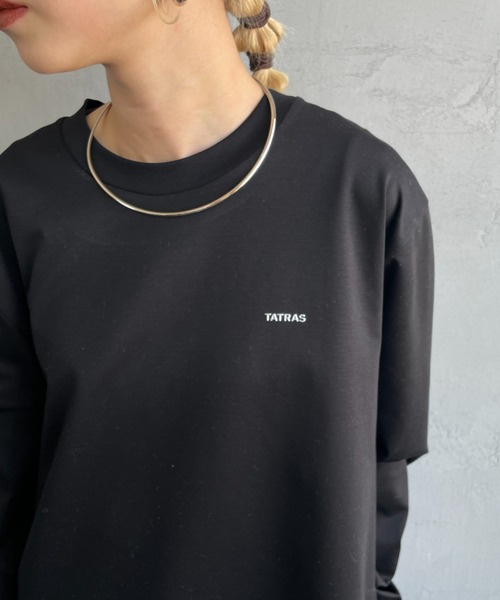 TATRAS/タトラス] SICADO ワンポイントロゴ ロングスリーブT
