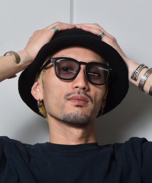 DOUBLE STEAL(ダブルスティール)の「DOUBLE STEALカラーレンズサングラス(ウェリントン・ボストン)(サングラス・メンズ・ブルー系1/イエロー系1/ブラック系1/グレー系1/ブラック系2/ベージュ系1/グリーン系1/ブルー系2/クリア/グレー系2/グレー系3/ブラウン系1・FREE)」の13枚目の写真