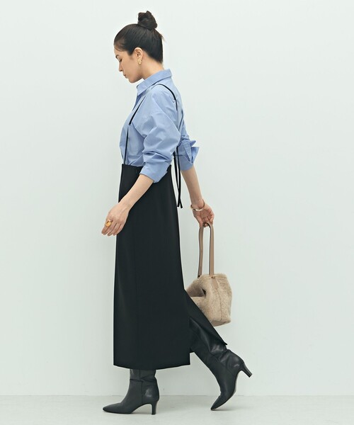 NOLLEY’S Sophi(ノーリーズソフィ)の「ウォッシャブルストラップ付2WAYタイトスカート(スカート・レディース・ブラック/カーキ・38/36/34)」の13枚目の写真