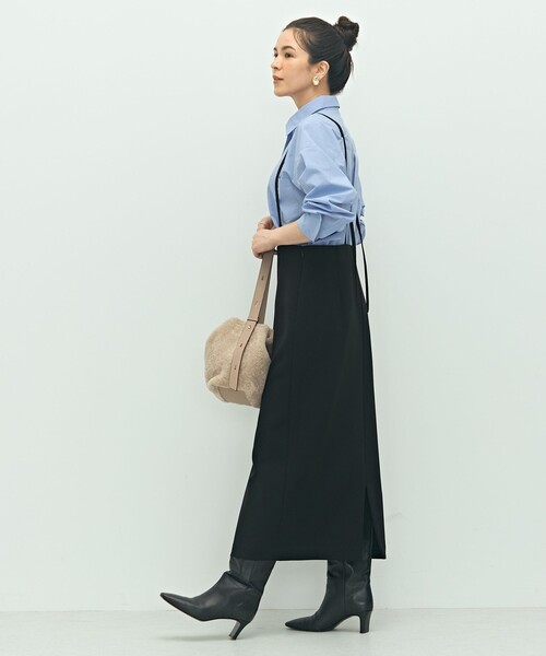 NOLLEY’S Sophi(ノーリーズソフィ)の「ウォッシャブルストラップ付2WAYタイトスカート(スカート・レディース・ブラック/カーキ・38/36/34)」の14枚目の写真