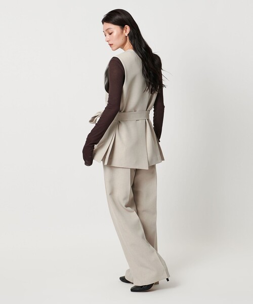 MARW UNITED ARROWS（マルゥ ユナイテッドアローズ）の「＜MARW UNITED ARROWS＞ウエスト ベルト ジレ（ベスト・レディース・ダークグレー/ブラック/ダークブラウン/ナチュラル・FREE）」の8枚目の写真