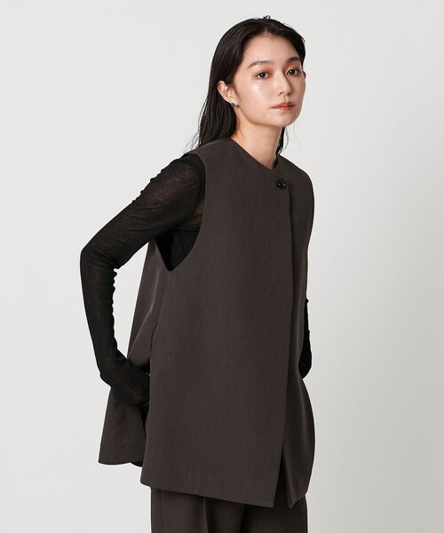 ユナイテッドアローズ ジレ　ワンピース UNITED ARROWS｜カットジャガード ワンピース | Rakuten Fashion