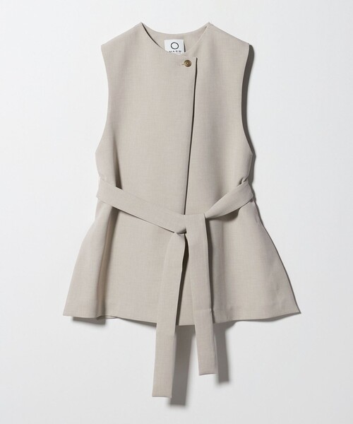＜MARW UNITED ARROWS＞ウエストベルト ジレ ダークブラウン MARW UNITED ARROWS＞ウエスト ベルト ジレ（ベスト）｜MARW