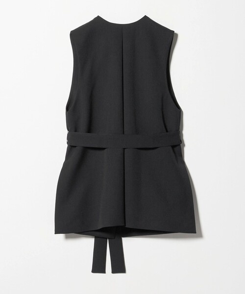 美品✨マルウユナイテッドアローズ ジレ ベスト ロング ベルト 2way 黒 MARW UNITED ARROWS（マルゥ ユナイテッドアローズ）の「＜MARW
