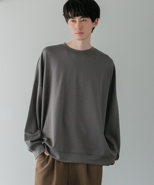 LOWRYS FARM（ローリーズファーム）の「【LFM(U)】ＴＲＰＵ　ＤＯＬＭＡＮ／ＴＬＳ　599589（Tシャツ/カットソー・メンズ・イエロー/チャコールグレー/ホワイト/ブラック・LARGE/MEDIUM/SMALL）」の3枚目の写真