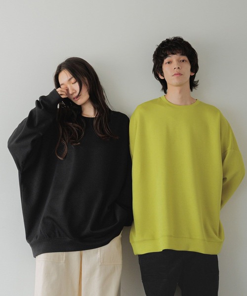 LOWRYS FARM（ローリーズファーム）の「【LFM(U)】ＴＲＰＵ　ＤＯＬＭＡＮ／ＴＬＳ　599589（Tシャツ/カットソー・メンズ・イエロー/チャコールグレー/ホワイト/ブラック・LARGE/MEDIUM/SMALL）」の2枚目の写真