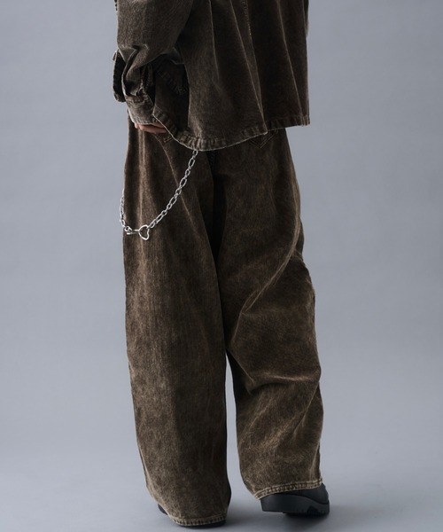 セール】Vintage Design Corduroy Wide Pants / ヴィンテージデザイン