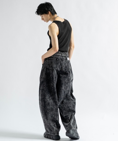 PLAN To(プラントゥ)の「Vintage Design Corduroy Wide Pants / ヴィンテージデザインコーデュロイワイドパンツ(その他パンツ・メンズ・ブラック/ブラウン・SMALL/MEDIUM/LARGE)」の9枚目の写真