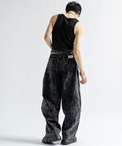PLAN To(プラントゥ)の「Vintage Design Corduroy Wide Pants / ヴィンテージデザインコーデュロイワイドパンツ(その他パンツ・メンズ・ブラック/ブラウン・SMALL/MEDIUM/LARGE)」の10枚目の写真