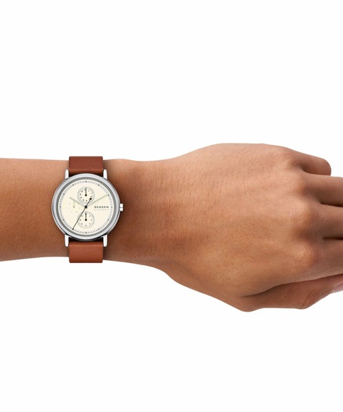 SKAGEN（スカーゲン）の「スカーゲン 腕時計 メンズ アナログ レザー SKW6942（アナログ腕時計・メンズ・ブラウン・FREE）」の2枚目の写真