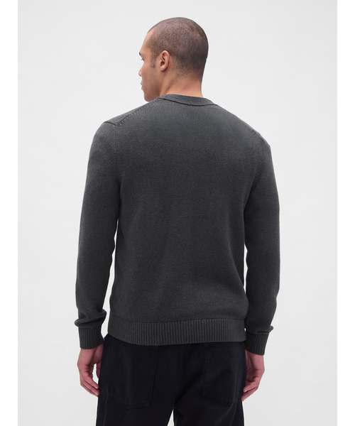 GAP(ギャップ)の「クラシック ニットカーディガン(カーディガン/ボレロ・メンズ・ブラック/カーキ・M/L/S/XL/XS)」の6枚目の写真