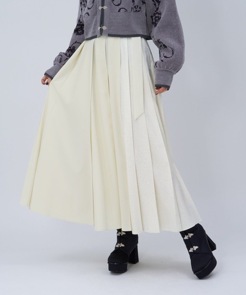 アシメジャガードプリーツスカート(HARE)（スカート）｜HARE（ハレ）の