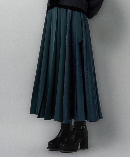 【未使用】HARE　アシメジャガードプリーツスカート HARE｜アシメジャガードプリーツスカート | Rakuten Fashion