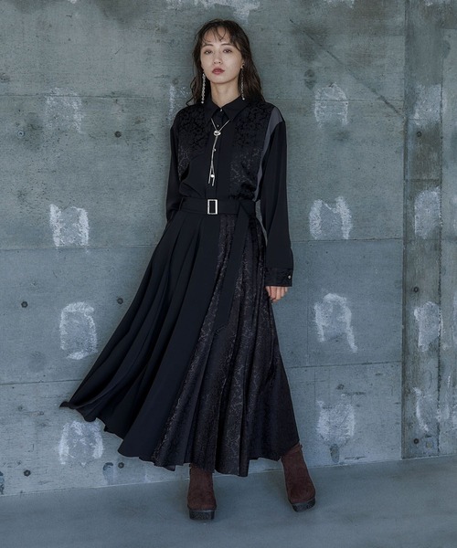 アシメジャガードプリーツスカート(HARE)（スカート）｜HARE（ハレ）の