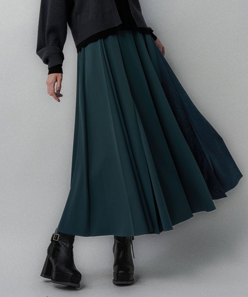 HARE（ハレ）の「アシメジャガードプリーツスカート(HARE)（スカート