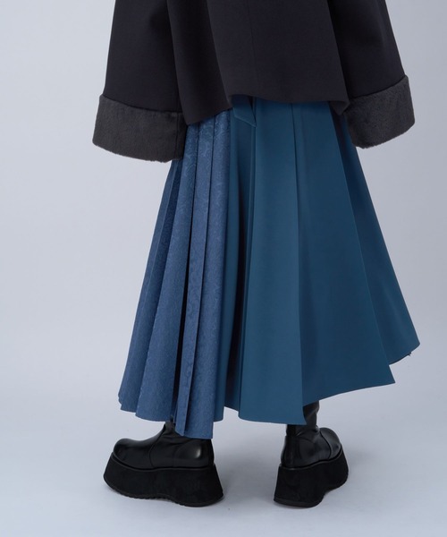 アシメジャガードプリーツスカート(HARE)（スカート）｜HARE（ハレ）の