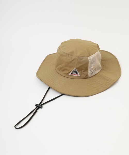 KRIFF MAYER（クリフメイヤー）の「KRIFF MAYER ワッペン アドベンチャー ハット 帽子 男女兼用（ハット・メンズ・ベージュ/ブラック・FREE）」の3枚目の写真