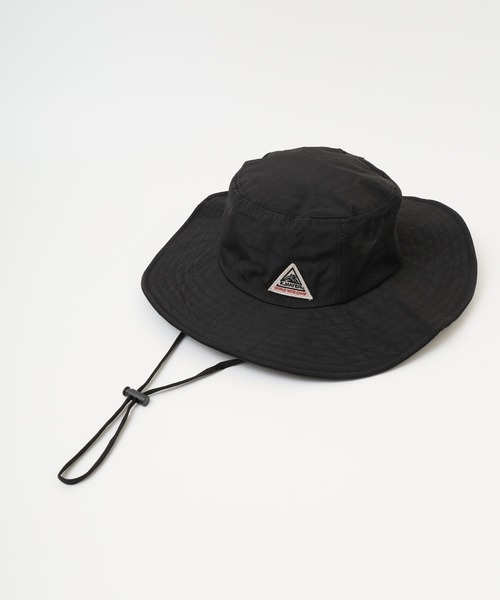 KRIFF MAYER（クリフメイヤー）の「KRIFF MAYER ワッペン アドベンチャー ハット 帽子 男女兼用（ハット・メンズ・ベージュ/ブラック・FREE）」の4枚目の写真