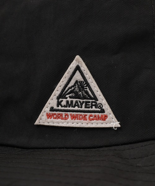 KRIFF MAYER（クリフメイヤー）の「KRIFF MAYER ワッペン アドベンチャー ハット 帽子 男女兼用（ハット・メンズ・ベージュ/ブラック・FREE）」の5枚目の写真