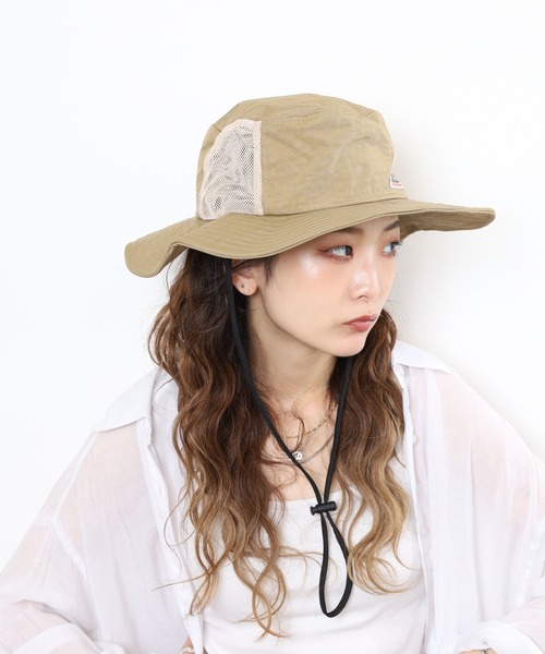 KRIFF MAYER（クリフメイヤー）の「KRIFF MAYER ワッペン アドベンチャー ハット 帽子 男女兼用（ハット・メンズ・ベージュ/ブラック・FREE）」の16枚目の写真